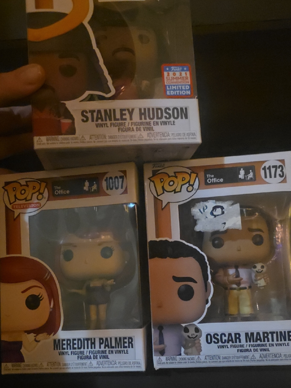 Funko Pop! Television Stanley Hudson, Oscar And Meredith Vinyl Figure